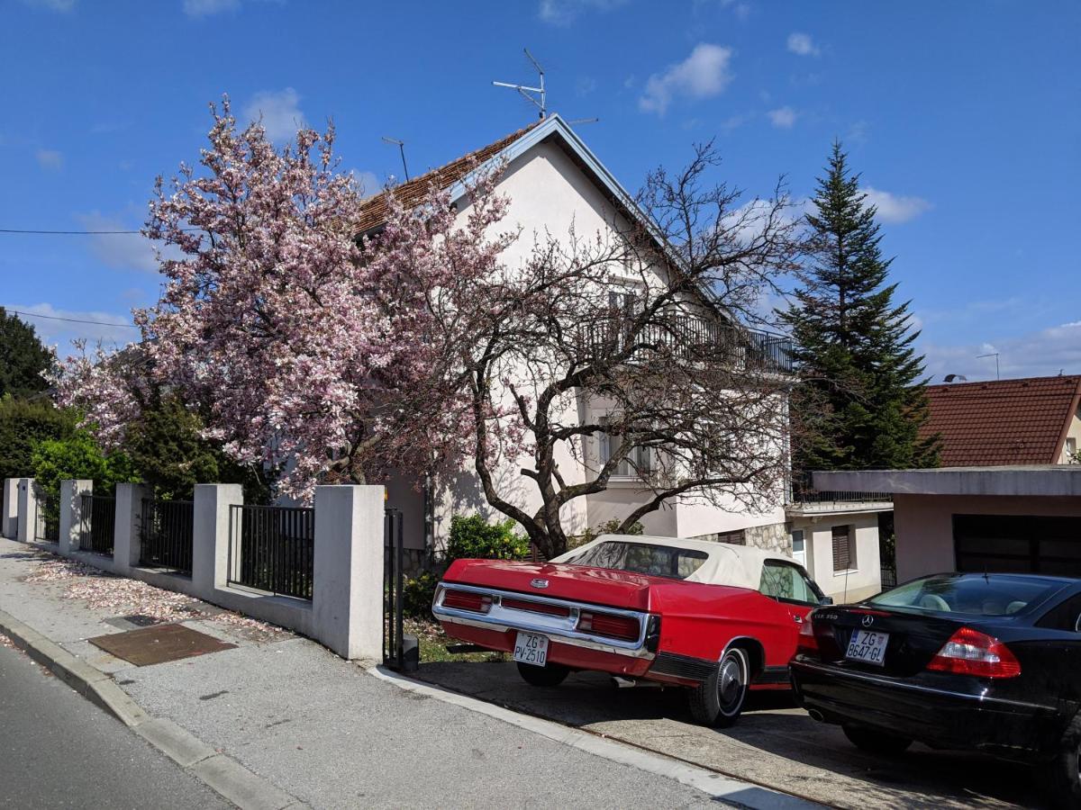 Twin-Magnolias Condo With Garden, Parking & Ev Station ザグレブ エクステリア 写真